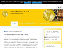 Tablet Screenshot of farmaciafiorentini.com